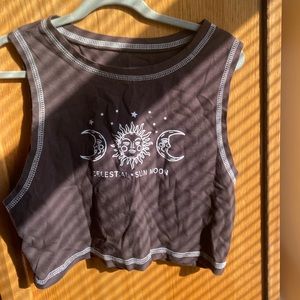 Cropped Celestial Tee